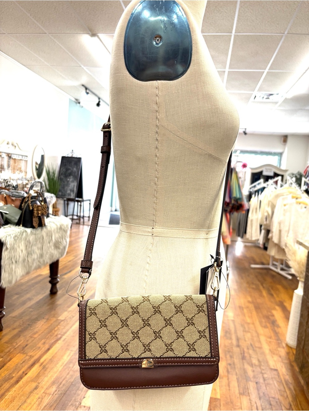 Nine West Brown Crossbody Bag